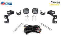 Diode Dynamics 2021 Ford Bronco Sport Stage Series 2in LED Ditch Light Kit - Pro White Combo