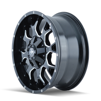 Mayhem 8015 Warrior 20x9 / 5x127 BP / 0mm Offset / 87mm Hub Matte Black Wheel
