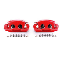 PowerStop Power Stop 05-07 Ford F-250 Super Duty Rear Red Calipers w/Brackets - Pair