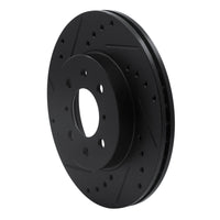 R1 Concepts R1 97-02 Peugeot 306 (Mexico) Front Left Drilled & Slotted Black Brake Rotor