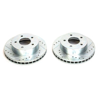 PowerStop Power Stop 90-02 Chevrolet Astro Front Evolution Drilled & Slotted Rotors - Pair
