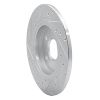 R1 Concepts R1 01-08 Ford Mondeo (Mexico) Rear Right Drilled & Slotted Silver Brake Rotor
