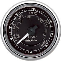 Autometer Chrono 2-1/16in 240 Degree Temperature Mechanical Gauge - Chrome