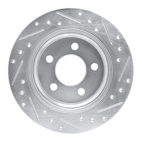 R1 Concepts R1 03-07 Jeep TJ (Canada - See Wrangler for US) Rear Left Drilled & Slotted Silver Brake Rotor