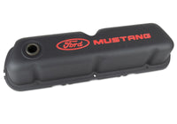 Ford Racing Ford Mustang Logo Black Crinkle Valve Cover
