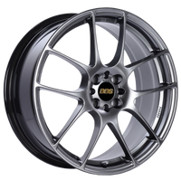 BBS RF 18x7.5 4x100 ET48 Diamond Black Wheel -70mm PFS/Clip Required