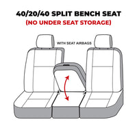 Covercraft 09-14 Dodge Ram Polycotton SeatSaver Custom Front Row Seat Covers - Grey
