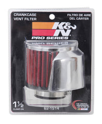 K&N Engineering K&N 1.5in Flange ID x 3in OD x 2.5in Height Clamp On Crankcase Vent Filter