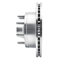 R1 Concepts R1 80-85 Ford E-350 Econoline Club Wagon Front Right Drilled & Slotted Silver Brake Rotor