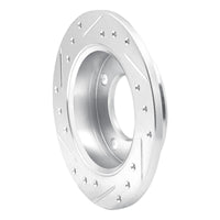 R1 Concepts R1 78-80 Ford Fiesta (USA/Canada) Front Right Drilled & Slotted Silver Brake Rotor