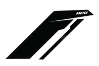 APR Sideburn Stickers - Black APR/Black Stripe (Pair)