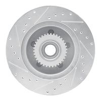 R1 Concepts R1 1991-1996 Buick Roadmaster Front Right Drilled & Slotted Silver Brake Rotor