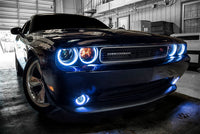ORACLE Lighting Oracle Dodge Challenger 08-14 LED Fog Halo Kit - Blue