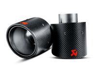 Akrapovic 07-14 MINI Cooper S (R56) / Cooper S Cabrio (R57) Tail Pipe Set (Carbon)