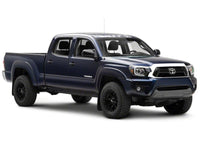 Raxiom 12-15 Toyota Tacoma Axial Series Projector Headlights w/ LED Bar- Black Housing (Clear Lens)
