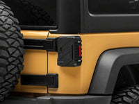 Raxiom 07-18 Jeep Wrangler JK Axial Series Trident LED Tail Lights- Black Housing (Smoked Lens)