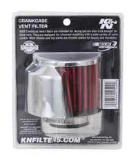 K&N Engineering K&N 1.5in Flange ID x 3in OD x 2.5in Height Clamp On Crankcase Vent Filter
