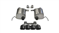 CORSA Performance Corsa 14-19 Chevy Corvette C7 Coupe 6.2L V8 AT/MT 2.75in Valve-Back Dual Rear Exit Black Xtreme Exht