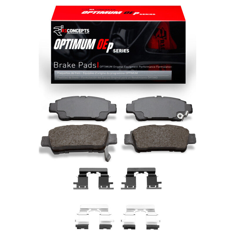 R1 Concepts R1 04-10 Toyota SIENNA Rear Optimum OE Pads & Hardware Kit