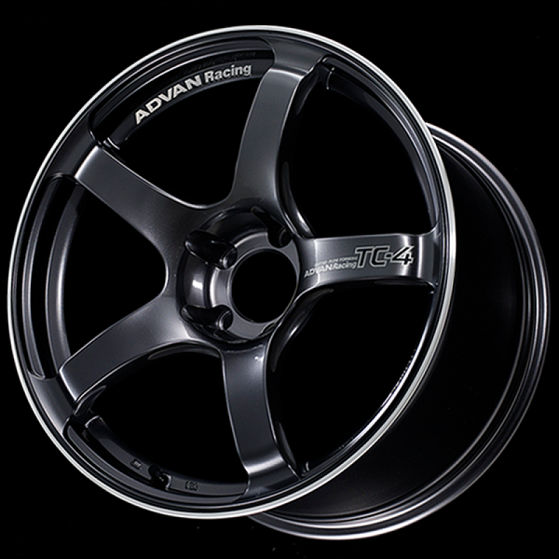 Advan TC4 17x7.5 +50 5x100 Racing Gunmetallic and Ring Wheel