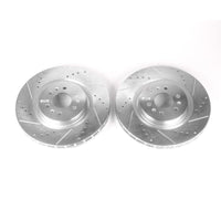 PowerStop Power Stop 04-07 Cadillac CTS Front Evolution Drilled & Slotted Rotors - Pair
