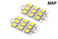 Diode Dynamics 44mm SML8 LED Bulb - Amber (Pair)