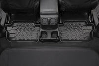 Bestop 18-26 Jeep Wrangler JL 2-Door Rear Floor Mats (Black)