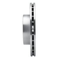 R1 Concepts R1 85-89 Merkur XR4TI Front Left Drilled & Slotted Silver Brake Rotor