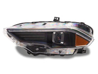 Raxiom 18-23 Ford Mustang GT EcoBoost LED Projector Headlights- Black Housing (Clear Lens)