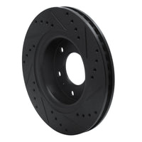 R1 Concepts R1 06-09 Buick Rainier Front Left Drilled & Slotted Black Brake Rotor