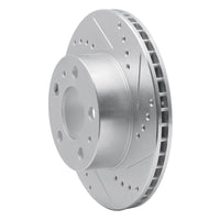 R1 Concepts R1 76-93 Volvo 242 Front Right Drilled & Slotted Silver Brake Rotor