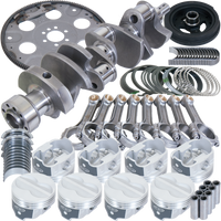 Eagle Chevy 350 1Pc 3.750in Crank 5.700in I-Beam Rod 4.000in Pistons 153 Tooth FP Balanced Assembly