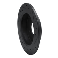 R1 Concepts R1 12-25 Dodge Attitude (Mexico) Rear Left Drilled & Slotted Black Brake Rotor