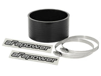 aFe Magnum FORCE Intake Coupling Kit (3-1/2 IN ID x 2 IN L) Straight Coupler - Black