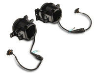 Raxiom 18-23 Jeep Wrangler JL Axial Series 9-In Angel Eye LED Headlights- Black Housing (Clear Lens)