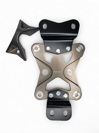 Elektric Off Road Elektric Offroad 2022+ Can Am X3 Maverick 10 Bolt Radius Rod Plate With Pull Hook (Gun Metal)