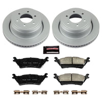 PowerStop Power Stop 12-18 Ford F-150 Rear Z17 Evolution Geomet Coated Brake Kit