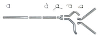 Diamond Eye Performance Diamond Eye KIT 4in Catback MFLR RPLCMENT PIPE DUAL AL: 2004.5-2007.5 DODGE CUMMINS 600