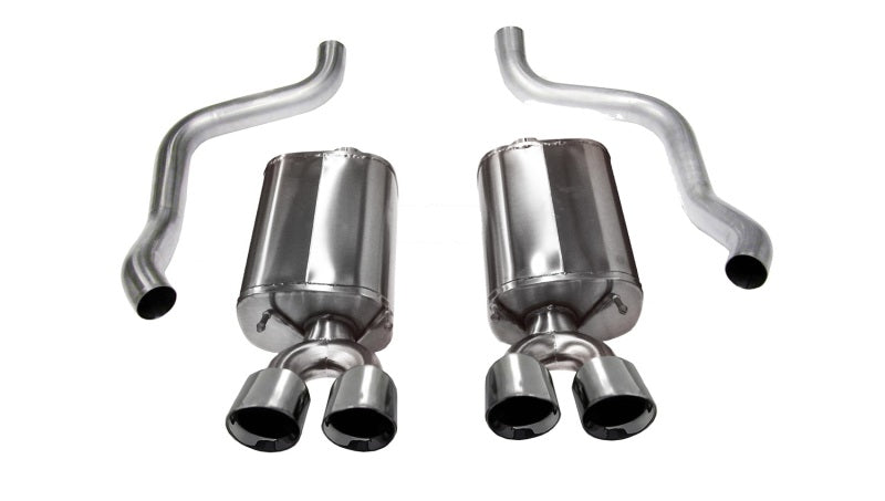 CORSA Performance Corsa 2009-2013 Chevrolet Corvette C6 6.2L V8 Polished Sport Axle-Back Exhaust