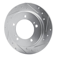 R1 Concepts R1 83-98 Chevrolet Tracker Front Left Drilled & Slotted Silver Brake Rotor