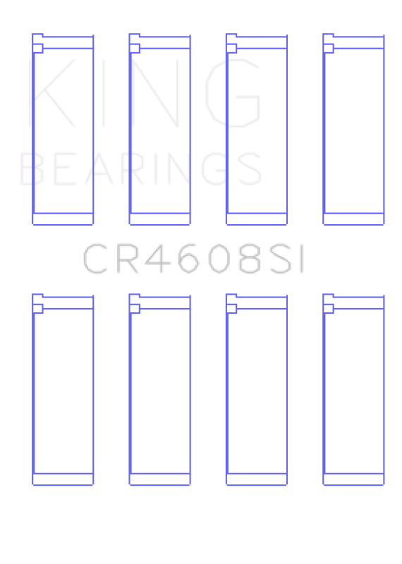 King Engine Bearings Toyota 2ZZ-GE (Size .025) Connecting Rod Bearing Set (Set of 4)