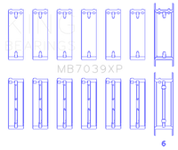 King Engine Bearings BMW M20/M50 2.0L/2.5L/2.7L Performance Main Bearing Set - Size STD
