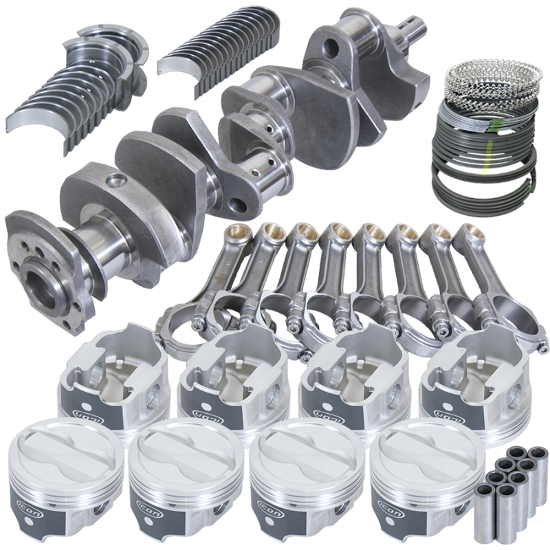 Eagle Chevy 350 3.750in Crank 5.700in I-Beam Rods -18cc 4.000in Pistons Rotating Assembly
