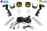 Diode Dynamics 2024+ Toyota Tacoma SS3 LED Ditch Light Kit- Pro White Combo