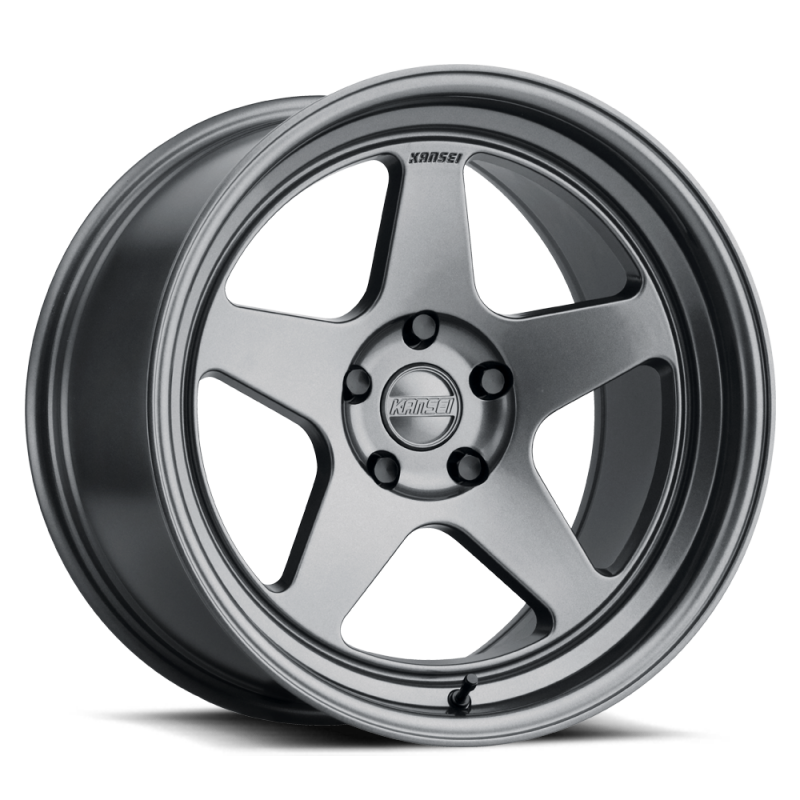 Kansei K12G Knp 18x9.5in / 5x114.3 BP / 22mm Offset / 73.1mm Bore - Gunmetal Wheel