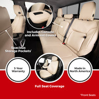 Covercraft 23-26 Ford F250-F550 SD Leatherette PrecisionFit Custom 2nd Row Seat Covers - Med Grey