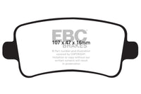 EBC 2013+ Chevy Impala 2.4L Redstuff Rear Brake Pads