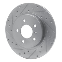 R1 Concepts R1 05-05 Buick TERRAZA Rear Left Drilled & Slotted Silver Brake Rotor