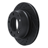 R1 Concepts R1 69-83 Porsche 911 Rear Left Drilled & Slotted Black Brake Rotor