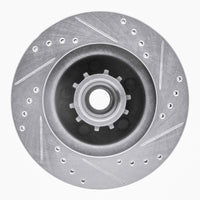 R1 Concepts R1 1973-1989 Chrysler New Yorker Front Left Drilled & Slotted Silver Brake Rotor